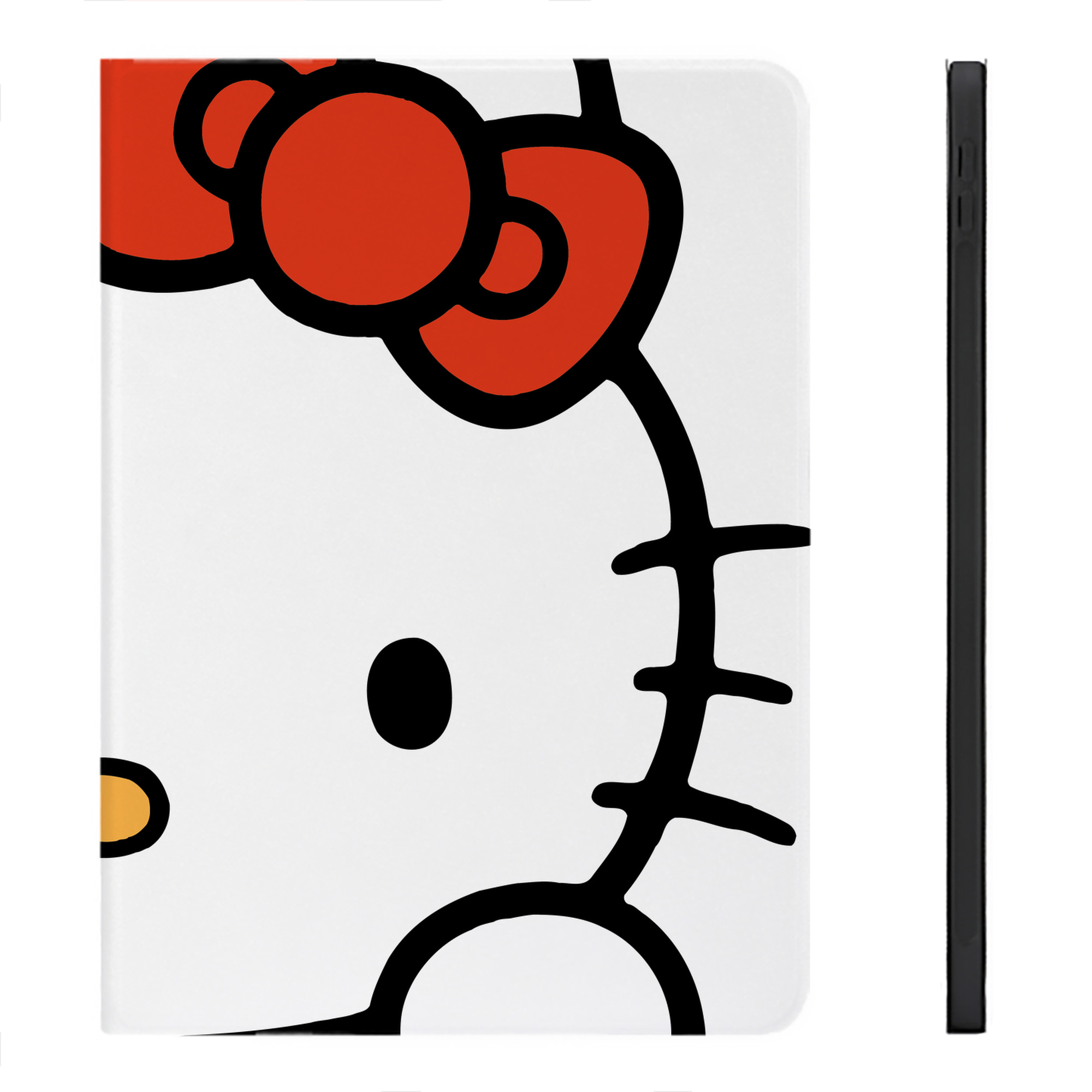 （画像用） Hello Kitty ハローキティ IPadケース ペンホルダー付き ブックスタイルデザイン